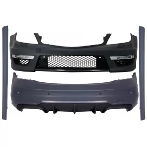 image-52-Body Kit MERCEDES C-osztály W204 C204 Facelift (2007-2015) modellekhez, C63 Dizájn