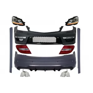 image-56-Komplett Body Kit MERCEDES C-osztály W204 facelift modellekhez, C63 AMG dizájn