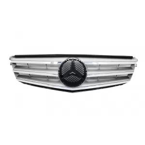 image-54-Első hűtőrács Mercedes Benz C-osztály W204 S204 Limousine Station Wagon (2007-2014) Avantgarde Króm & Ezüst