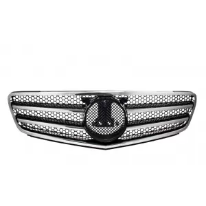 image-58-Első hűtőrács Mercedes Benz W204 S204 Limousine/Station Wagon (2007-2011) Sport Fényes Fekete & Króm