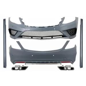 image-71-Body Kit prikladan za Mercedes W222 S-Class (2013-06.2017) S63 Dizjan sa vrhovima ispušnog lonca