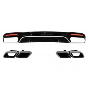 image-78-Hátsó lökhárító diffúzor és kipufogóvégek Mercedes C217 Coupe S-osztály (2014+) modellekhez