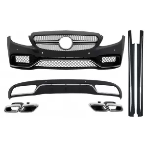 image-73-Body Kit prikladan za MERCEDES C-Klasa W205 S205 (2014-2018) Standard Ed. C63 Dizjan