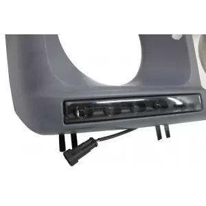 Faruri LED Bi-Xenon Look cu Carcasa faruri cu Lumini de zi dedicate LED DRL compatibil cu Mercedes G-Class W463 (1989-2012)-image-6010464