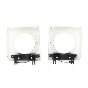 Faruri LED Bi-Xenon Look cu Carcasa faruri cu Lumini de zi dedicate LED DRL compatibil cu Mercedes G-Class W463 (1989-2012)-image-6060724