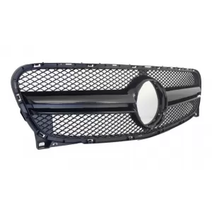 Grila Centrala compatibil cu Mercedes GLA-Class X156 (2014-2016) GLA45 Design Finisaj Negru-image-6011551
