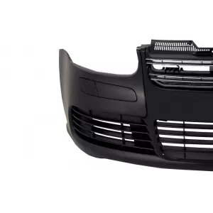 Front Bumper suitable for VW Golf V 5 (2003-2007) Jetta (2005-2010) R32 Piano Glossy Black Grill