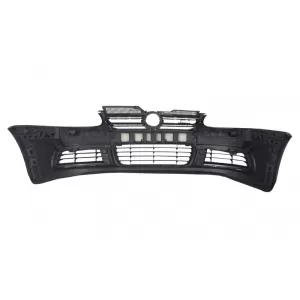 Front Bumper suitable for VW Golf V 5 (2003-2007) Jetta (2005-2010) R32 Piano Glossy Black Grill