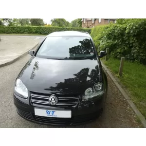 Front Bumper suitable for VW Golf V 5 (2003-2007) Jetta (2005-2010) R32 Piano Glossy Black Grill