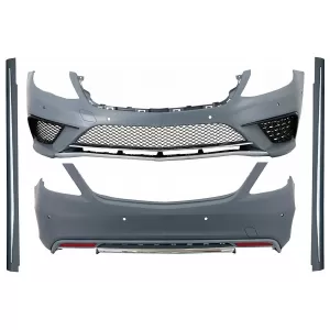 image-7-Bodykit für Mercedes S-Klasse W222 2013-06.2017 S63 Design Stoßstange Seitenschweller