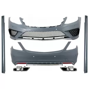 image-20-Body Kit prikladan za Mercedes S-Class W222 (2013-06.2017) Duga verzija s vrhovima ispušnog lonca S63 Dizjan Chrome Special Edition