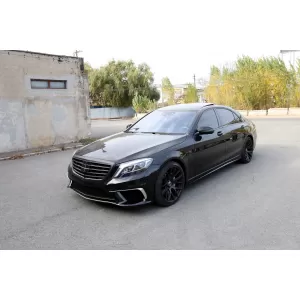 Pachet Exterior compatibil cu Mercedes W222 S-Class (2013-06.2017) S63 Design Cu Ornamente Evacuare-image-6085358