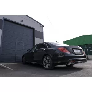 Pachet Exterior compatibil cu Mercedes W222 S-Class (2013-06.2017) S63 Design Cu Ornamente Evacuare-image-6091099