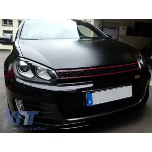 Első lökhárító Volkswagen VW Golf VI Golf 6 (2008-2013) GTI Look PDC nélkül-image-6015251