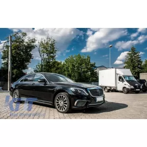 Bara Fata compatibil cu MERCEDES Benz W222 S-Class (2013-06.2017) S63 Design cu Praguri Laterale-image-6015280