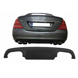Difusor Parachoques para Mercedes W221 S-Class 10-13 Facelift S63 S65 Look-image-6092368