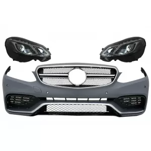 image-26-Stoßstange für Mercedes E W212 S212 Facelift 13-16 Scheinwerfer LED E63 Look