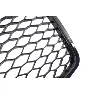 Badgeless Front Grille suitable for Audi A4 B7 (2004-2008) RS4 Piano Black
