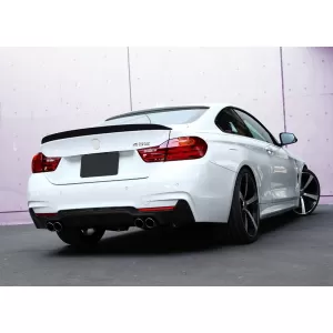 Pachet Conversie M Design Difuzor De Aer Cu Prelungire Bara compatibil cu BMW Seria 4 F32 F33 F36 (2013-2019)-image-6081978