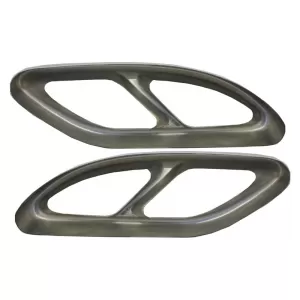Muffler Tips suitable for Mercedes C-Class W205 S65 E65 GLE W166 X166 GLC W253 Sport Design