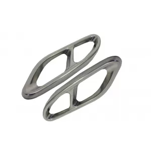 Muffler Tips suitable for Mercedes C-Class W205 S65 E65 GLE W166 X166 GLC W253 Sport Design