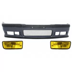 image-48-Prednji Branik prikladan za BMW 3er E36 (1992-1998) M3 Dizjan sa žutim svjetlima za maglu