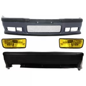 image-71-Komplett Body Kit BMW 3 E36 (1992-1998), M3 Dizájn, sárga ködlámpa