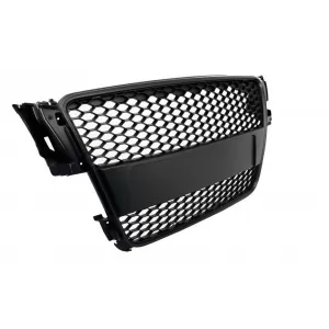 Parachoques para Audi A5 S5 8T 07-11 RS5 Look Escape Parrilla Negro Mate-image-6029947