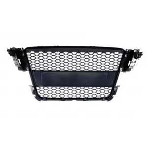 Parachoques para Audi A5 S5 8T 07-11 RS5 Look Escape Parrilla Negro Mate-image-6029948