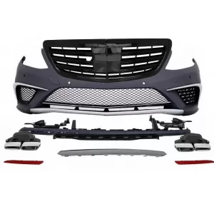 image-0-Body Kit MERCEDES W222 S-osztály (2013-2017), S63 Dizájn, hűtőrács, diffúzor és kipufogóvégek