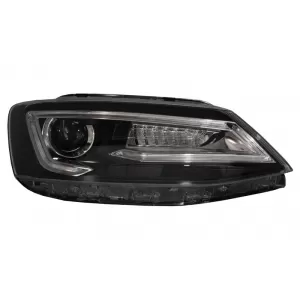Фарове LED DRL , подходящи за VW Jetta Mk6 VI (2011-2017) Bi-Xenon Дизайн Динамичен Flowing Signals Demon Look-image-6020970