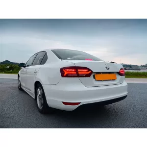 Taillights LED suitable for VW Jetta Mk6 VI (2012-2014) Dynamic Flowing Turn Signals Red Smoke