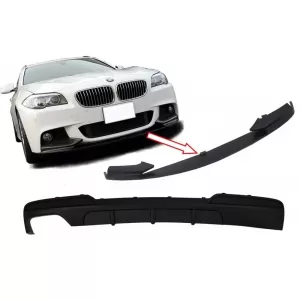 image-58-Hátsó diffúzor és első lökhárító spoiler BMW F10 F11 5-ös széria 11-17, M-performance design