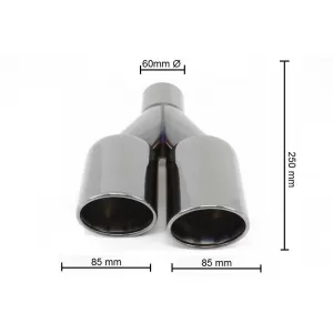 Pachet Exterior M-Performance cu Ornamente Evacuare negre compatibil cu BMW Seria 3 F30 (2011-2019) M-Performance Design-image-6018309