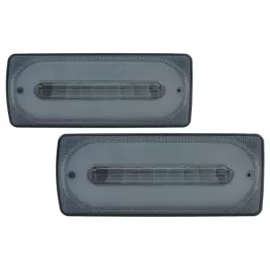 image-20-LED Rückleuchten für Mercedes G W463 89-15 Smoke Dynamic Turning Lights