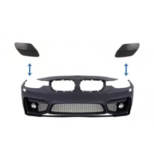 image-2-SRA fényszórómosó fedél első lökhárítóhoz BMW 3-as F30 (2011-től) M3 M-tech Design