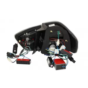Stopuri LED compatibil cu BMW E90 Seria 3 Limuzina (2005-2008) Fumuriu-image-6019249
