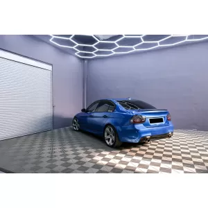 Stopuri LED compatibil cu BMW E90 Seria 3 Limuzina (2005-2008) Fumuriu-image-6089025