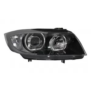 Angel Eyes Headlights suitable for BMW 3 Series E90 Sedan E91 Touring (03.2005-2011) Black