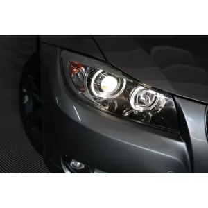 Angel Eyes Headlights suitable for BMW 3 Series E90 Sedan E91 Touring (03.2005-2011) Black