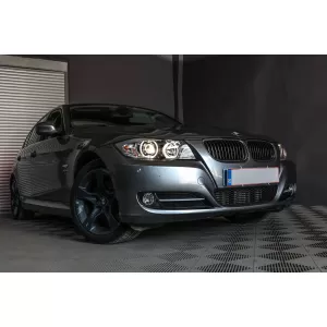 Angel Eyes Headlights suitable for BMW 3 Series E90 Sedan E91 Touring (03.2005-2011) Black
