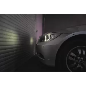 Angel Eyes Headlights suitable for BMW 3 Series E90 Sedan E91 Touring (03.2005-2011) Black