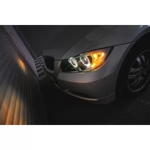 Angel Eyes Headlights suitable for BMW 3 Series E90 Sedan E91 Touring (03.2005-2011) Black