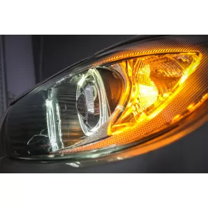 Angel Eyes Headlights suitable for BMW 3 Series E90 Sedan E91 Touring (03.2005-2011) Black