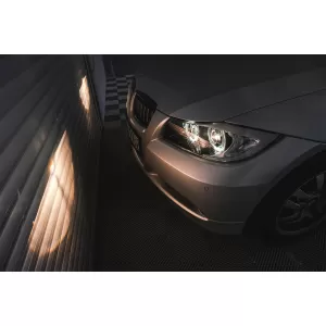 Angel Eyes Headlights suitable for BMW 3 Series E90 Sedan E91 Touring (03.2005-2011) Black