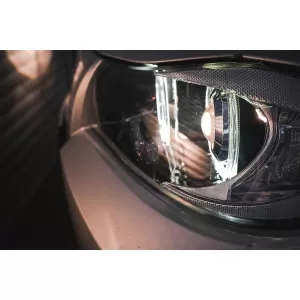 Angel Eyes Headlights suitable for BMW 3 Series E90 Sedan E91 Touring (03.2005-2011) Black