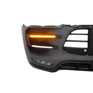 Frontstoßstange  für Porsche Macan 14-07.18 Turbo Look Gitter Nebelscheinwerfer-image-6022020