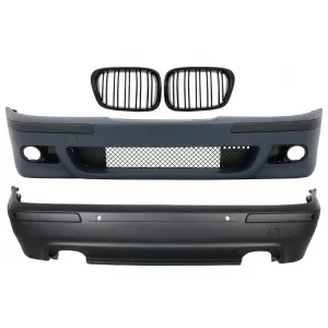 image-74-Body Kit prikladan za BMW serije 5 E39 (1997-2003) M5 izgled sa središnjom rešetkom s dvostrukim prugama Piano crna