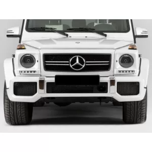 Фарове Черен Bi-Xenon Look with Covers white LED DRL подходящи за Mercedes G-Class W463 (1989-2012) G65 Дизайн-image-6019968