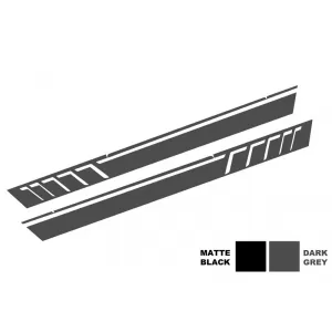 Side Decals Sticker Vinyl Dark Grey suitable for Mercedes G-class W463 (1989-2017)
